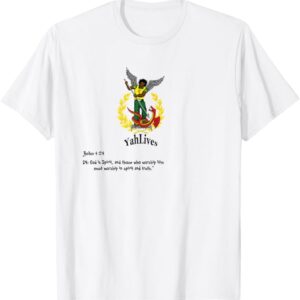 YahLives White Chritstian t-shirt