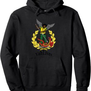 YahLives Logo black hoodie